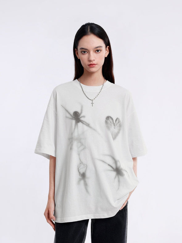 Aelfric Eden Blurring Spider Print Tee