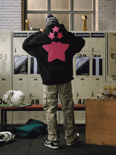 Aelfric Eden Mountain Star Print Hoodie