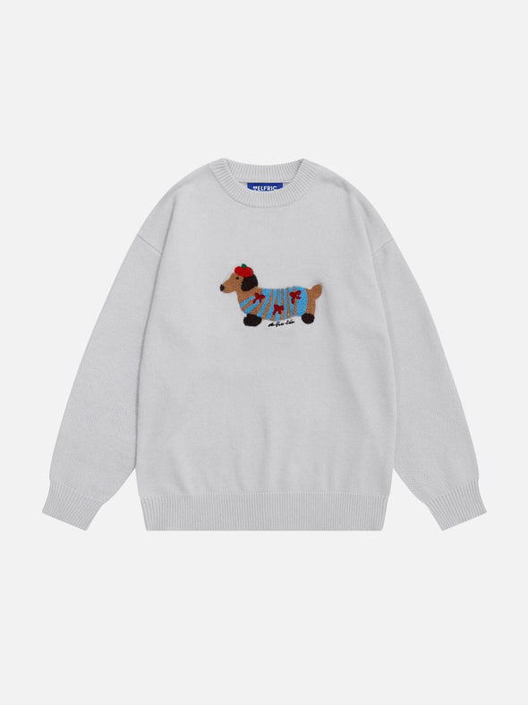 Aelfric Eden Cartoon Dachshund Sweater