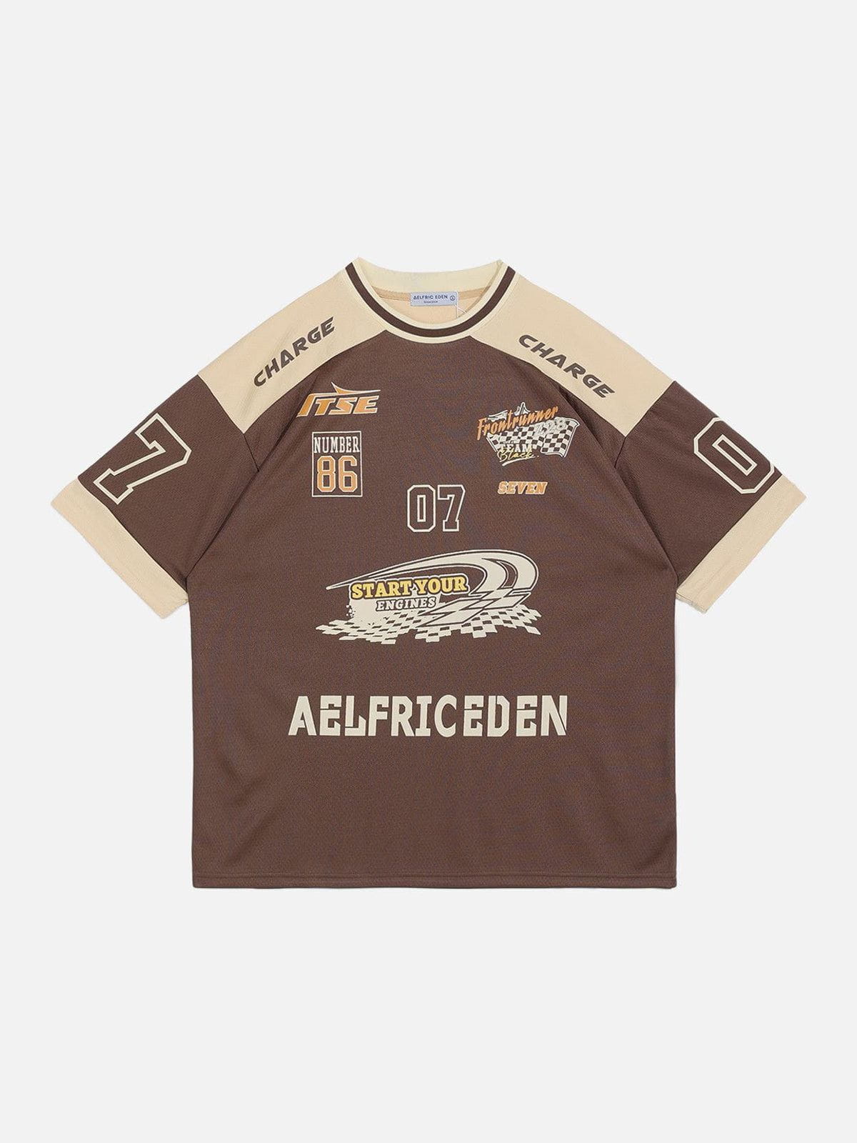 Aelfric Eden Contrast Color Racing Tee [Recommended by