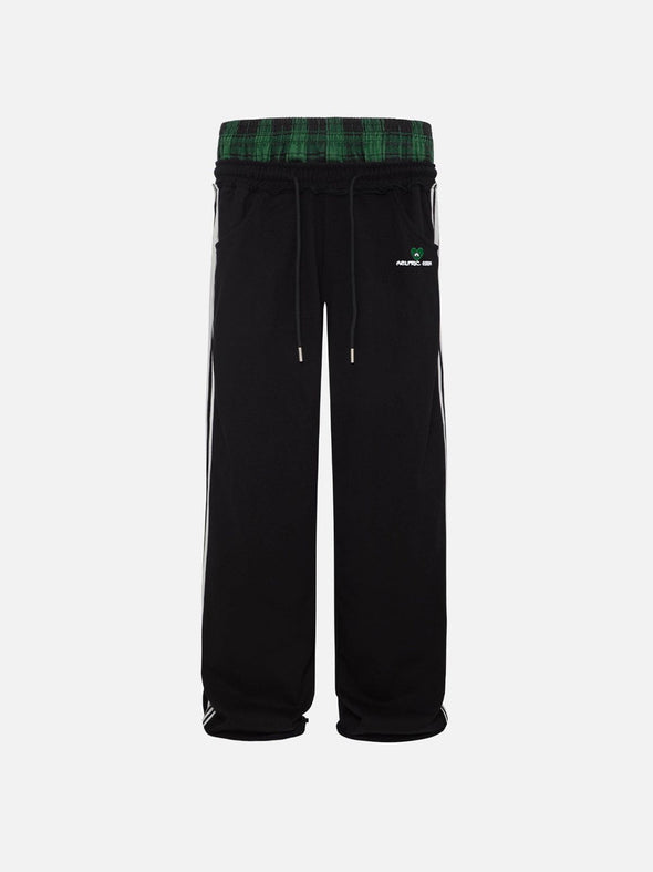 Aelfric Eden Plaid Patchwork Sweatpants