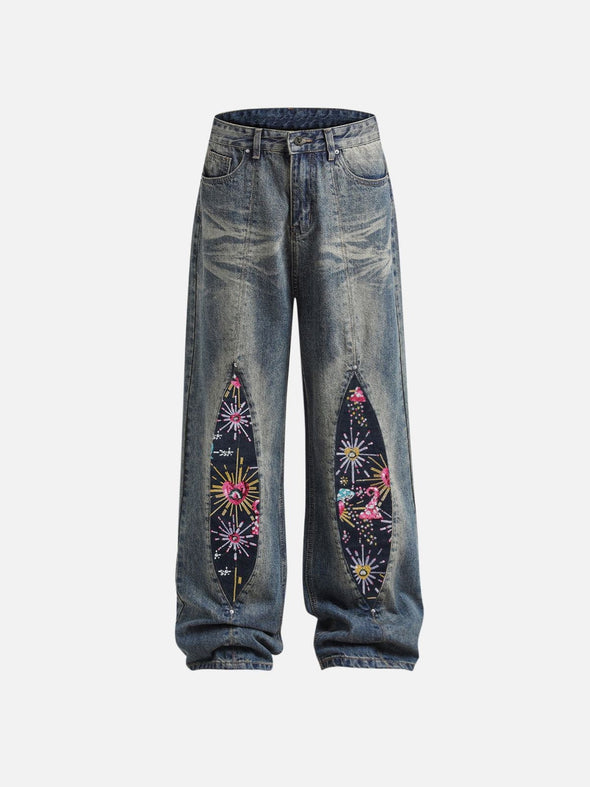 Aelfric Eden Firework Beadwork Loose Jeans