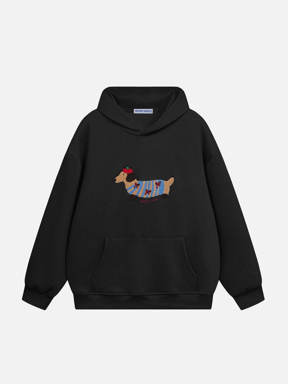 Aelfric Eden Cartoon Dachshund Hoodie