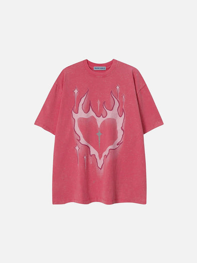 Aelfric Eden Love Flame Print Tee