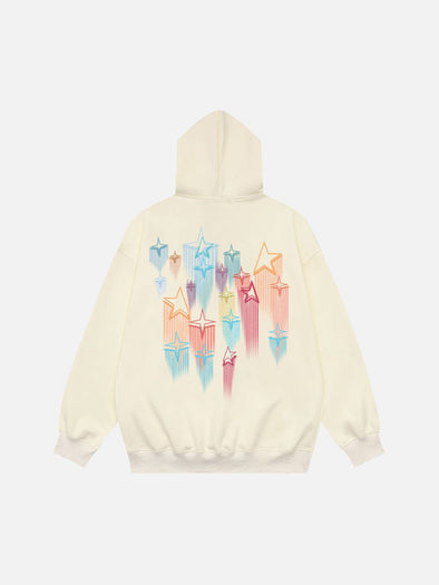 Aelfric Eden Star Embroidery Graffiti Hoodie