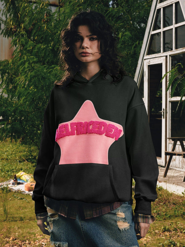 Aelfric Eden Vintage Embroidery Star Hoodie