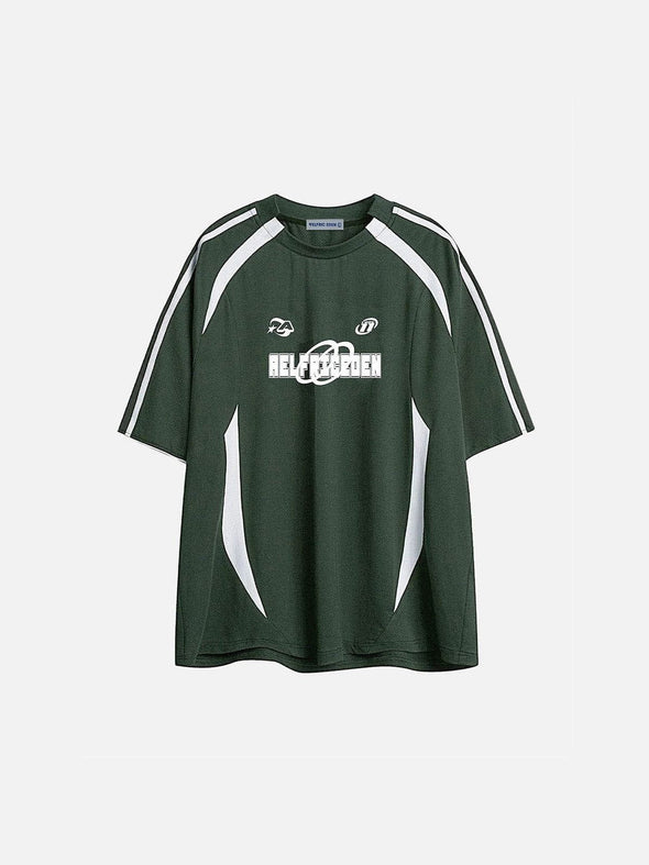 Aelfric Eden Contrast Color Stripe Tee