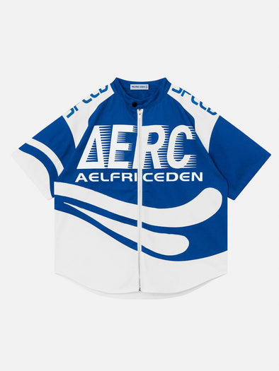 Aelfric Eden Racing Stand-up Collar Short Sleeve Shirts