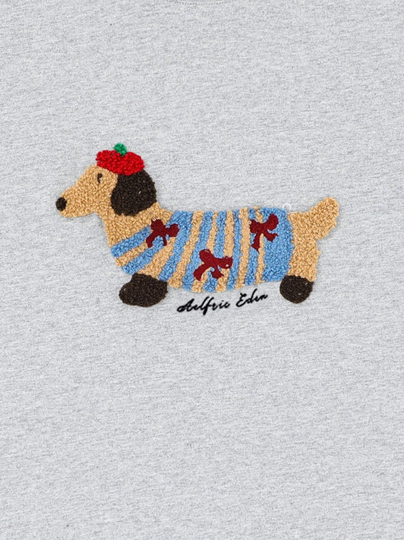 Aelfric Eden Cartoon Dog Embroidery Tee