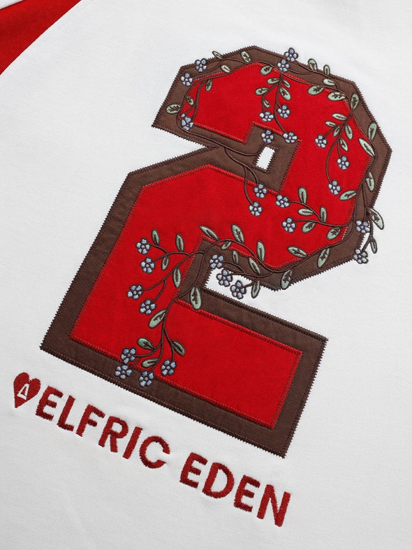 Aelfric Eden Patchwork Embroidery Hoodie