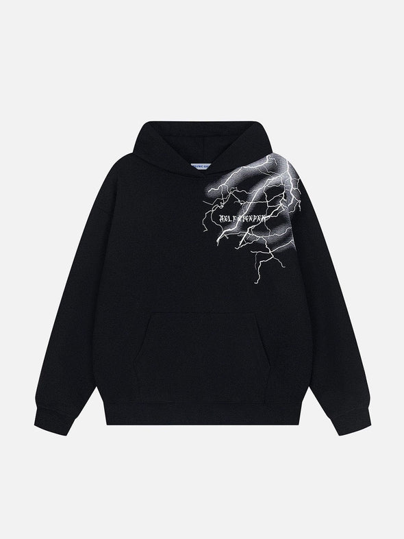 Aelfric Eden Lightning Print Hoodie