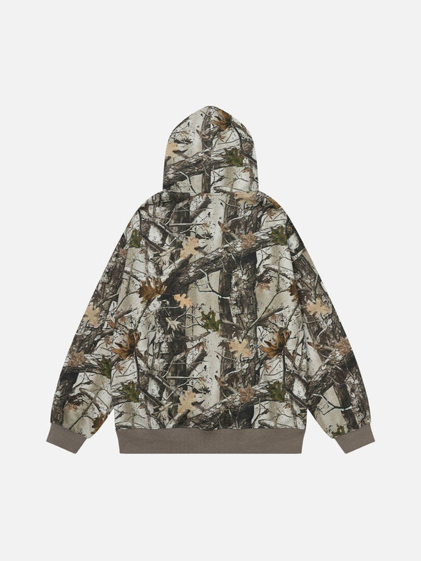 Aelfric Eden Camouflage Branch Graphic Hoodie [Recommended By @zaii623]