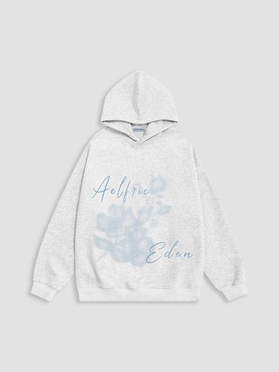 Aelfric Eden Blurring Flower Print Hoodie