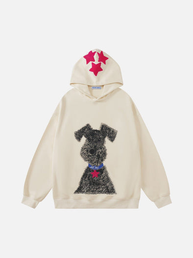 Aelfric Eden Graffiti Dog Graphic Hoodie