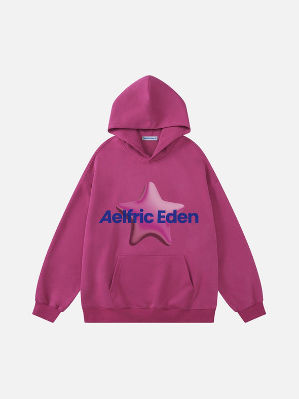 Aelfric Eden 3D Star Print Hoodie