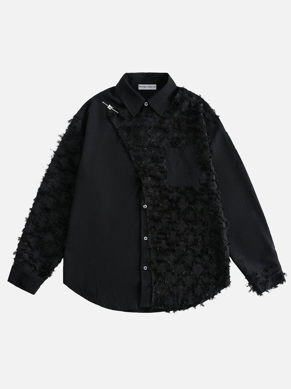 Aelfric Eden Irregular Tassel Long Sleeve Shirt