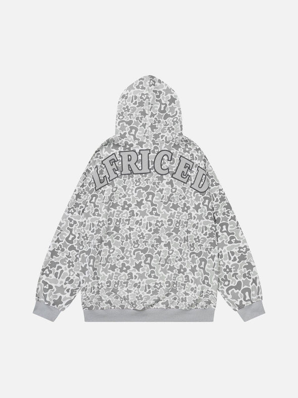 Aelfric Eden Embroidery Star Camouflage Hoodie