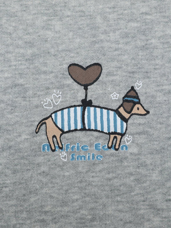 Aelfric Eden Full Print Heart Dog Hoodie