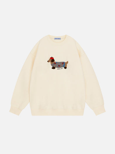 Aelfric Eden Cartoon Dachshund Sweatshirt