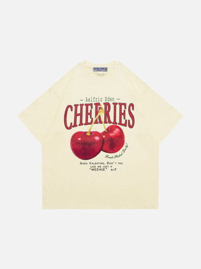 Aelfric Eden Vintage Cherry Print Tee