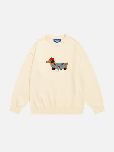 Aelfric Eden Cartoon Dachshund Sweater