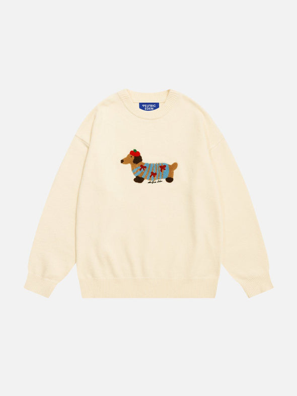 Aelfric Eden Cartoon Dachshund Sweater