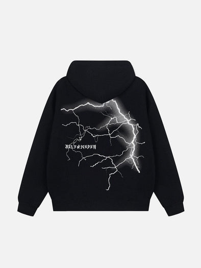 Aelfric Eden Lightning Print Hoodie