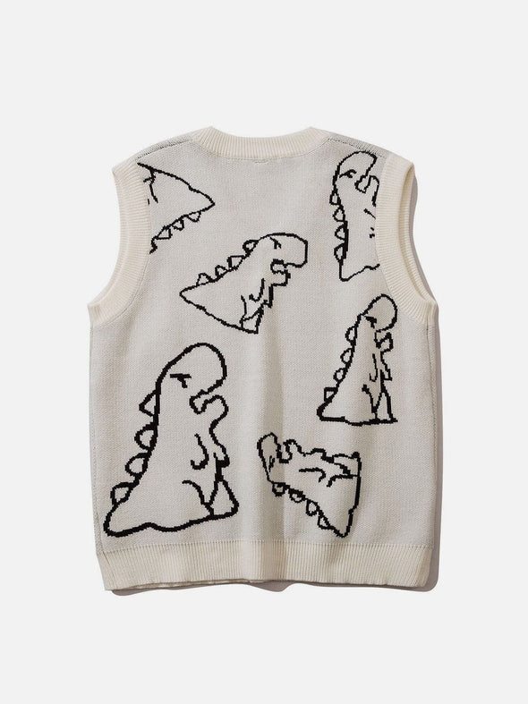 Aelfric Eden Little Dinosaur Graphic Sweater Vest