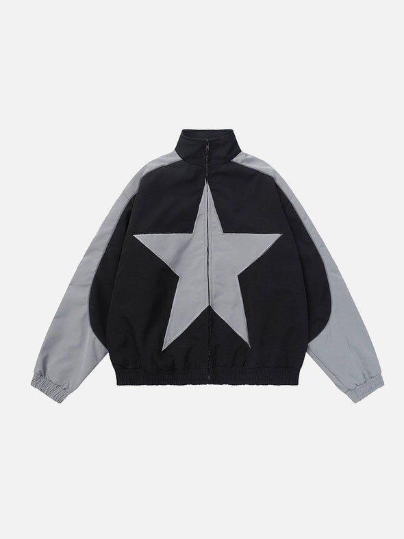 Aelfric Eden Reflective Stripe Star Zipper Jacket
