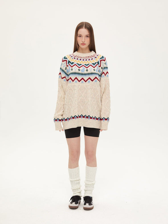 Aelfric Eden Fair Isle Knitted Sweater