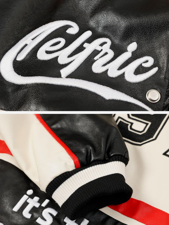 Aelfric Eden Stitching Color Motorcycle Jacket