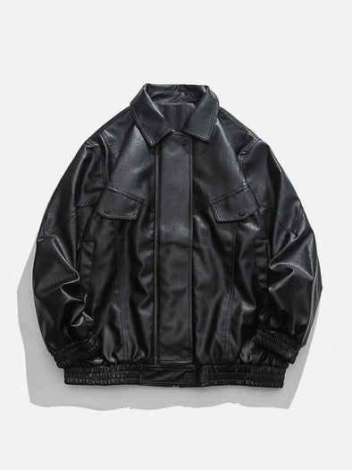 Aelfric Eden Solid Color PU Jacket