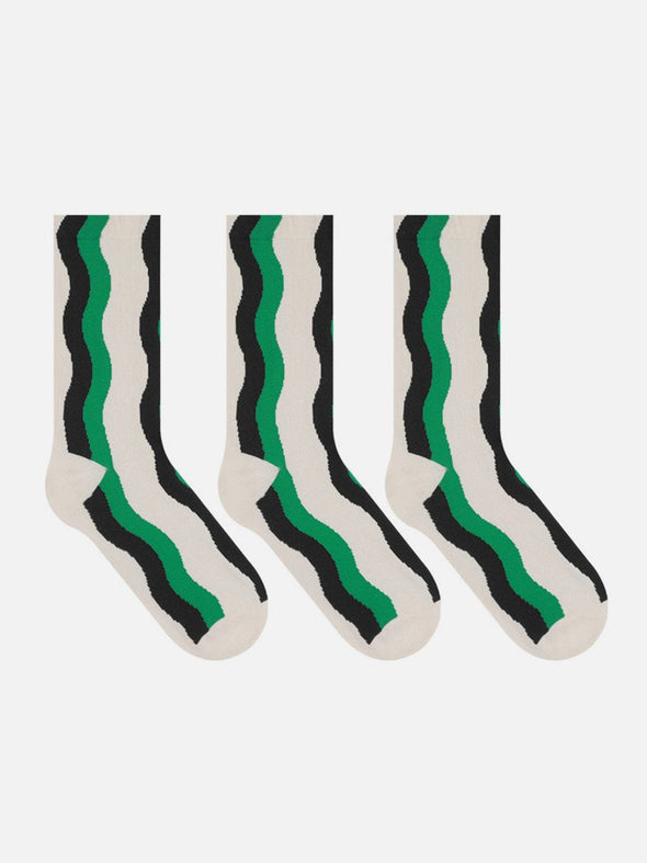 Green Wave Socks