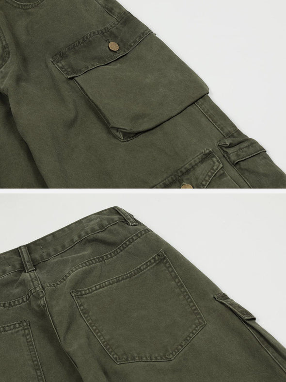 Aelfric Eden Vintage Multi-pocket Cargo Pants
