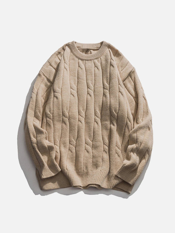 Aelfric Eden Solid Color Woven Sweater