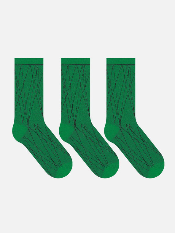 Green Wave Socks