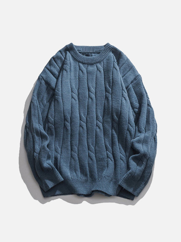 Aelfric Eden Solid Color Woven Sweater
