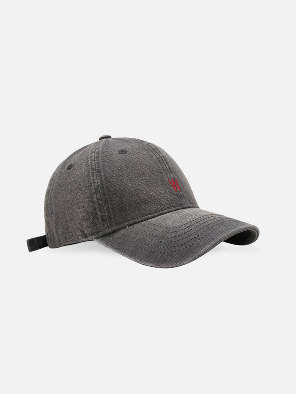 Embroidery "W" Washed Denim Cap