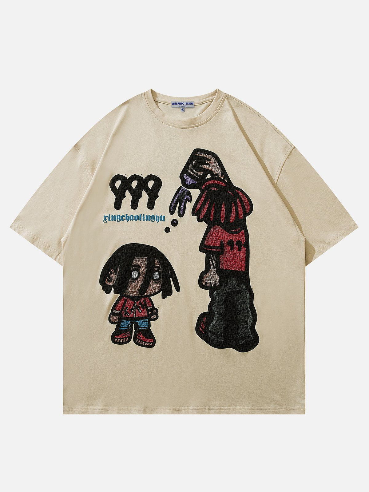 【Aelfric Eden】カートゥーンキャラクターグラフィック Tシャツ Aelfric Eden Cartoon Character Graphic Tee – aelfricedencouk