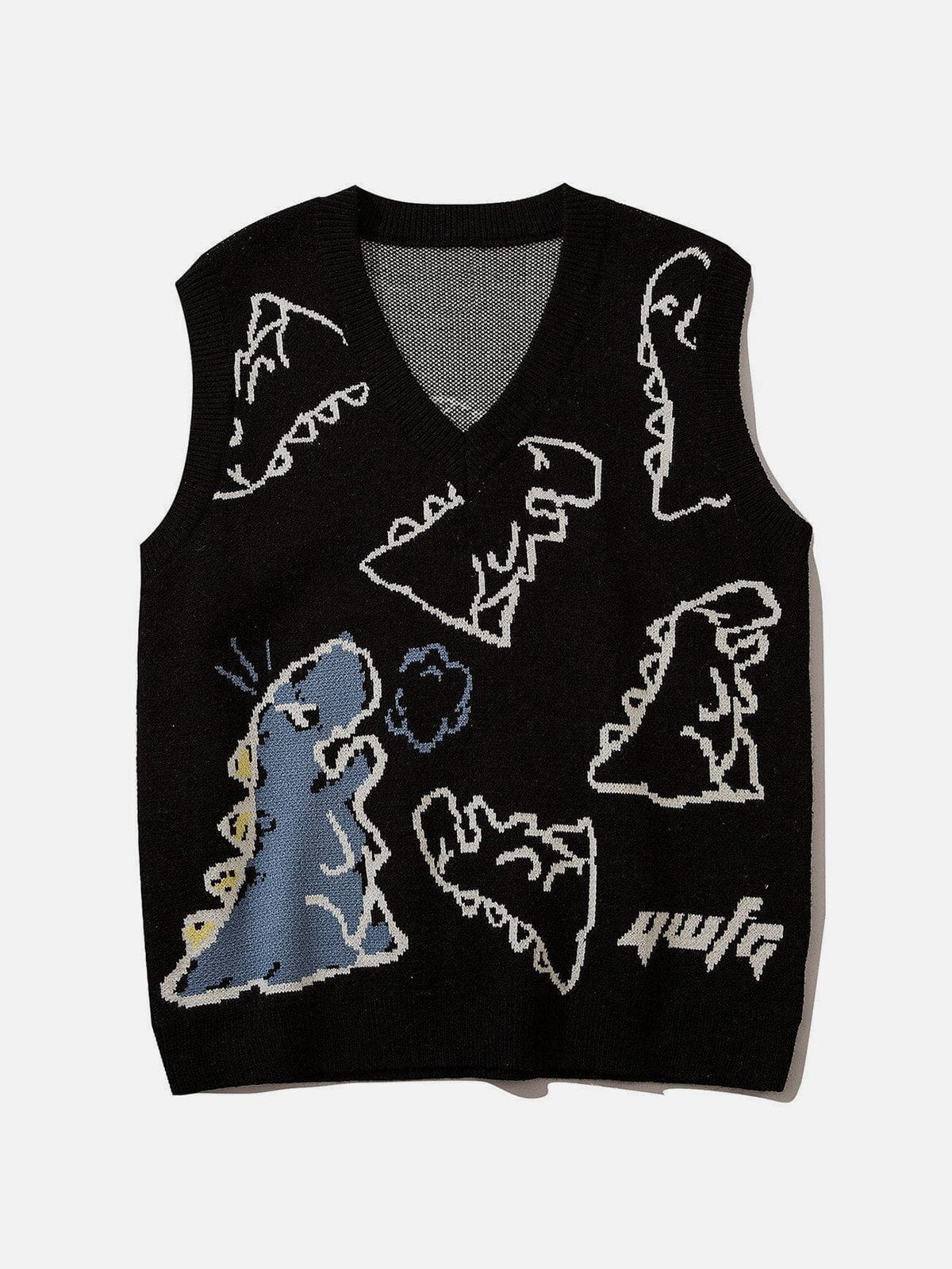 関税-送料込★Aelfric Eden★Little Dinosaur ニットベスト Aelfric Eden Little Dinosaur Graphic Sweater Vest