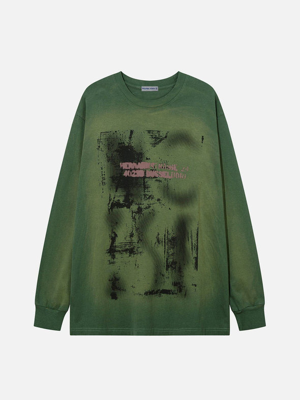 Aelfric Eden Graffiti Gradient Sweatshirt