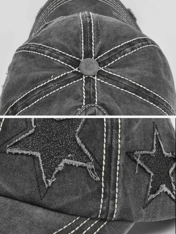 Hole Star Washed Hat