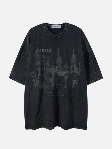 Aelfric Eden Castle Graphic Washed Tee