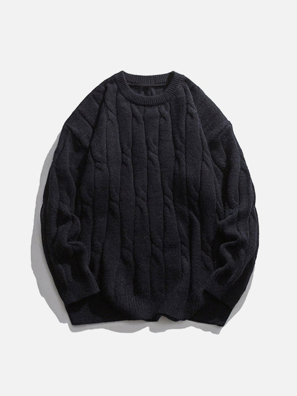 Aelfric Eden Solid Color Woven Sweater