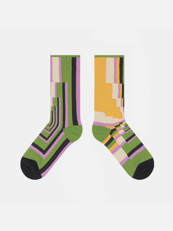Personality Simple Abstract Graphic Socks