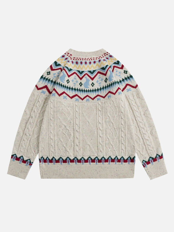 Aelfric Eden Fair Isle Knitted Sweater
