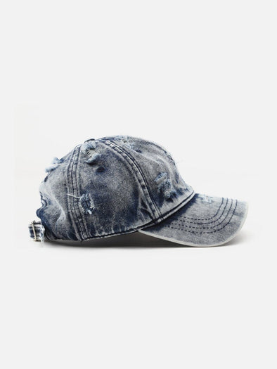 Vintage Washed Distressed Fringe Cap