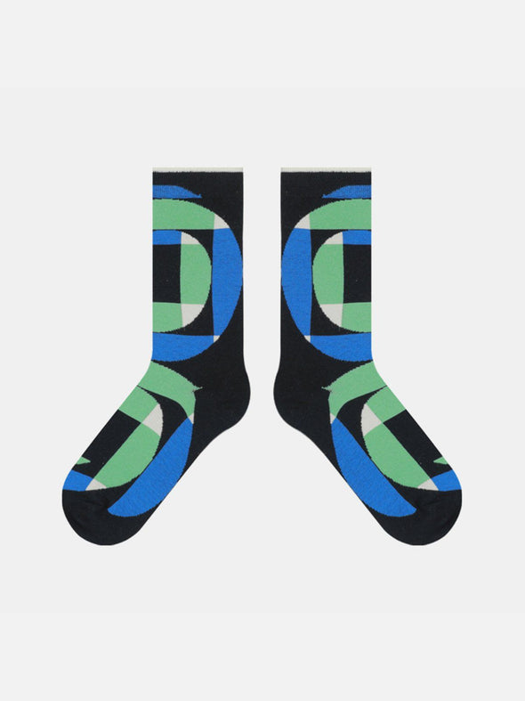 Personality Simple Abstract Graphic Socks