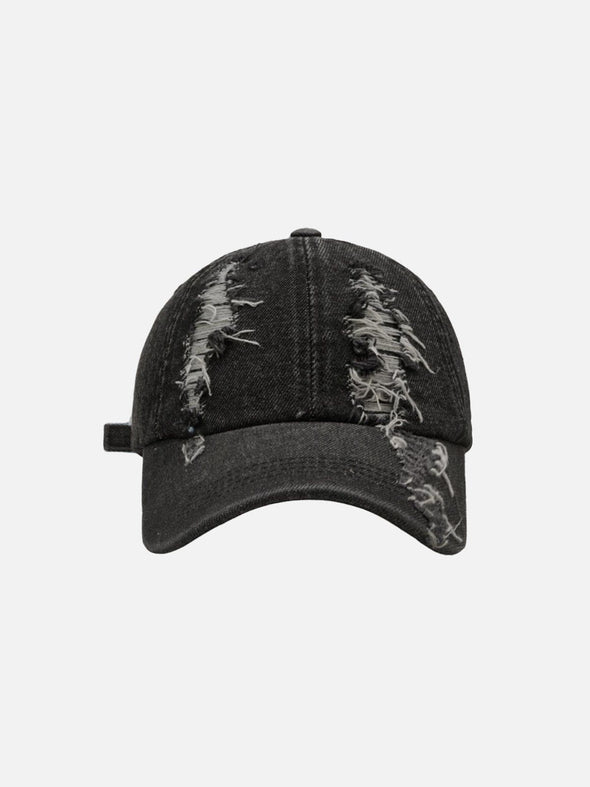 Vintage Distressed Fringe Cap