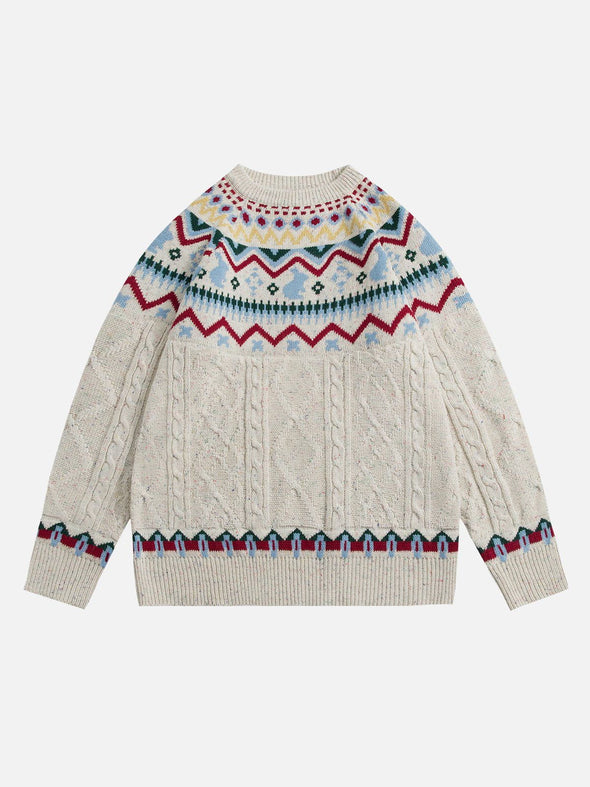 Aelfric Eden Fair Isle Knitted Sweater
